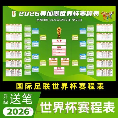 2026世界杯完整赛程安排 2026世界杯完整赛程安排